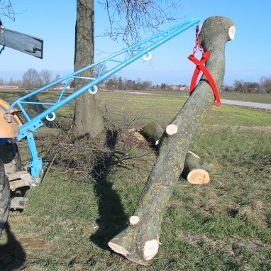 Poluga za drvo i škare